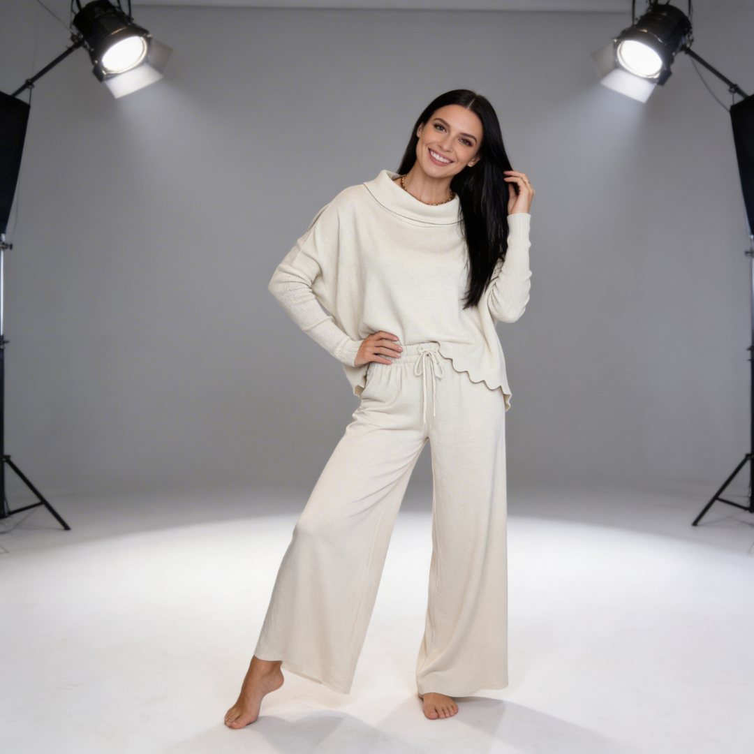 Round Neck Two piece Set