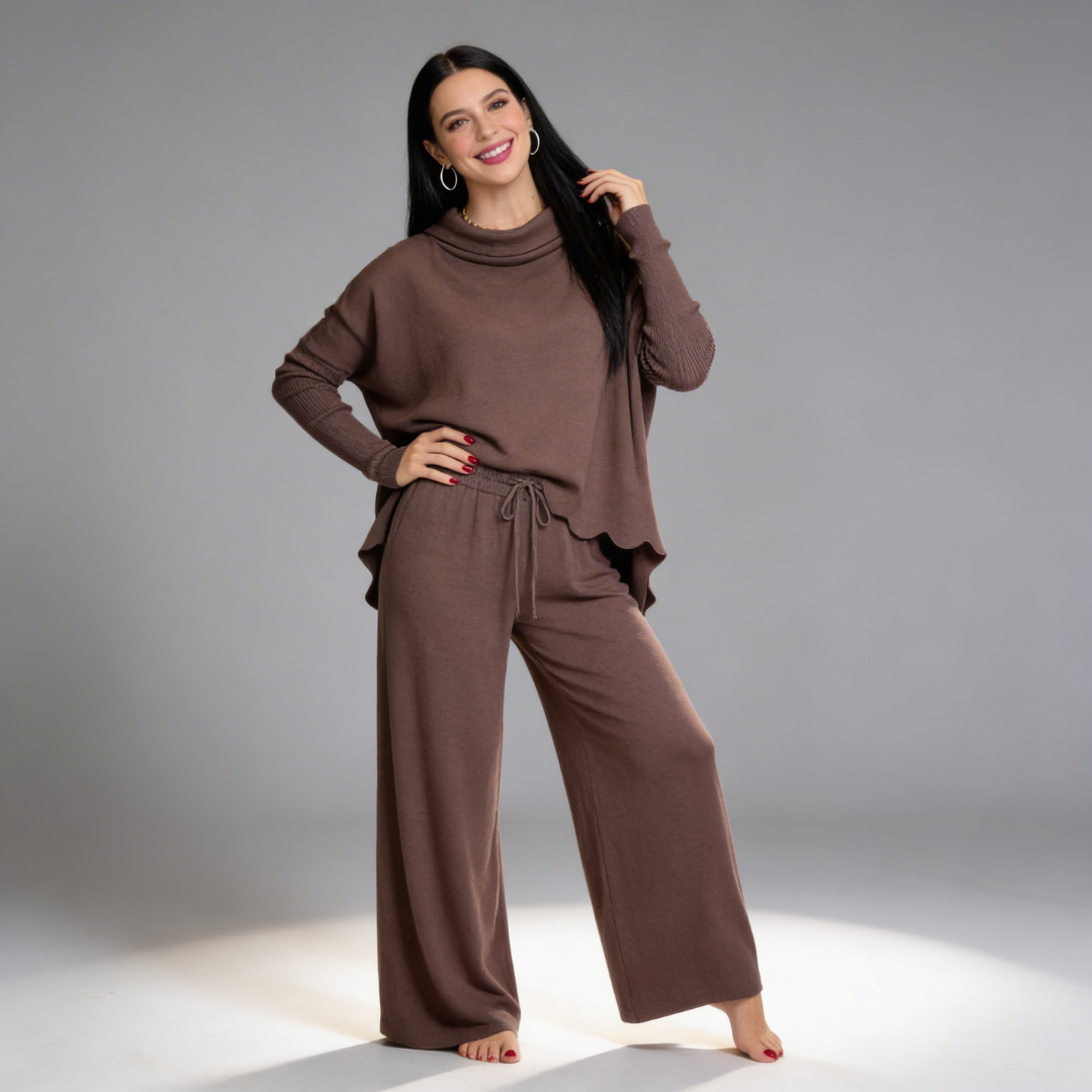 Round Neck Two piece Set