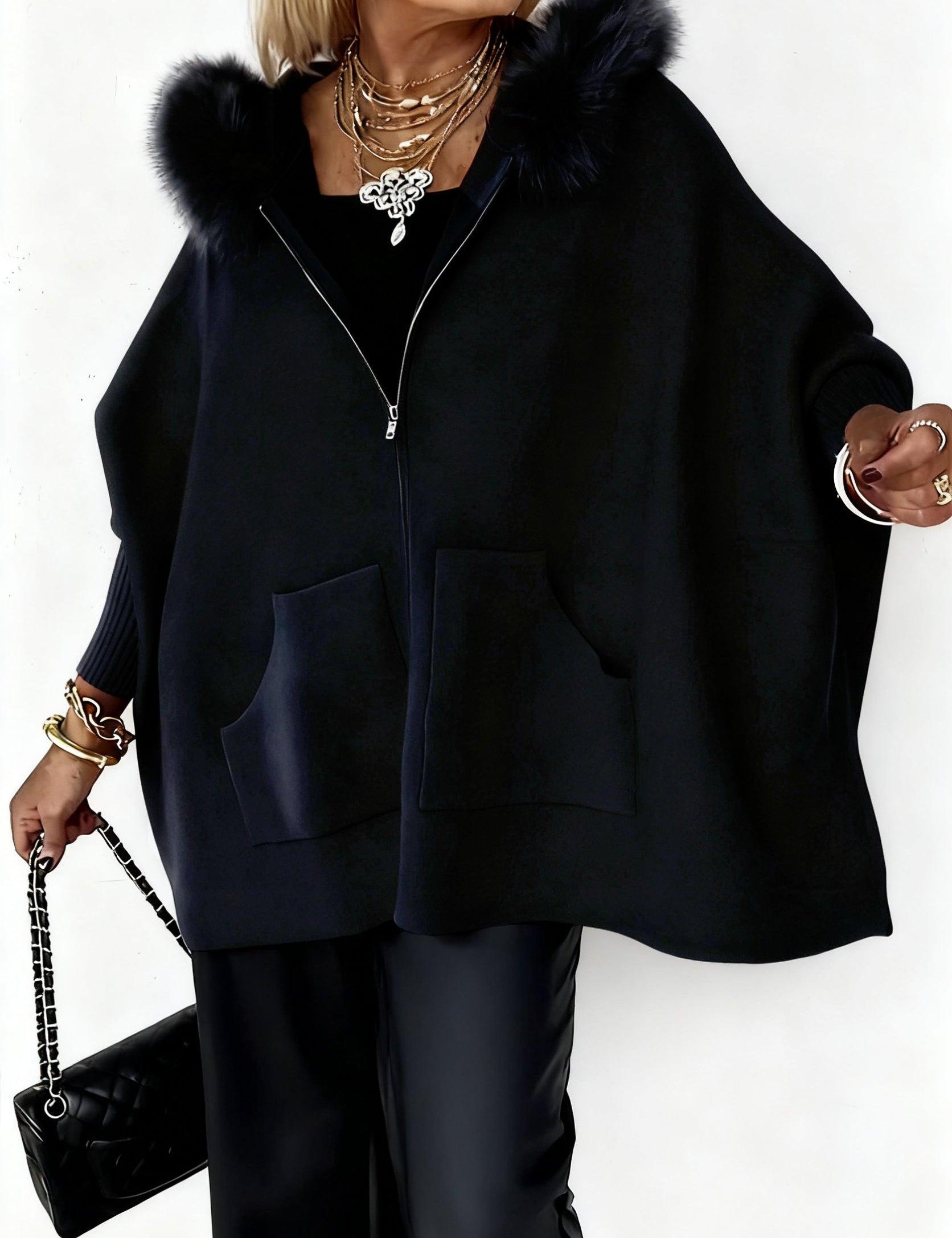 Fur Collar Casual Jacket