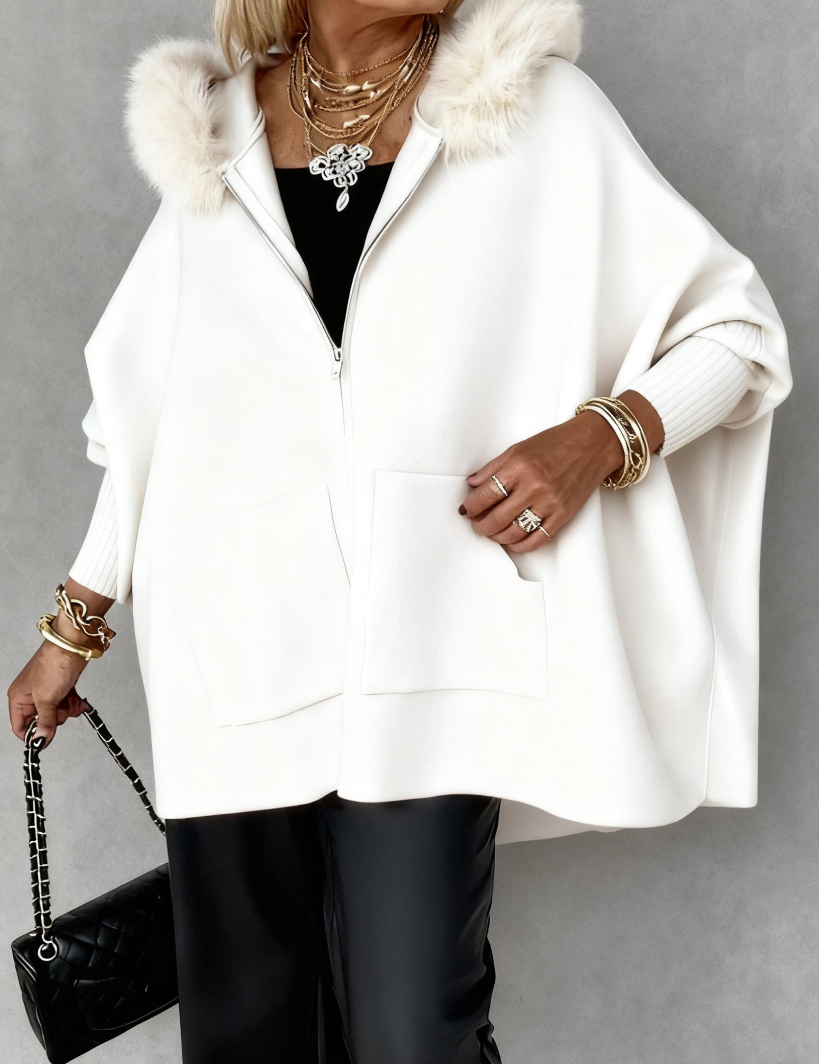 Fur Collar Casual Jacket