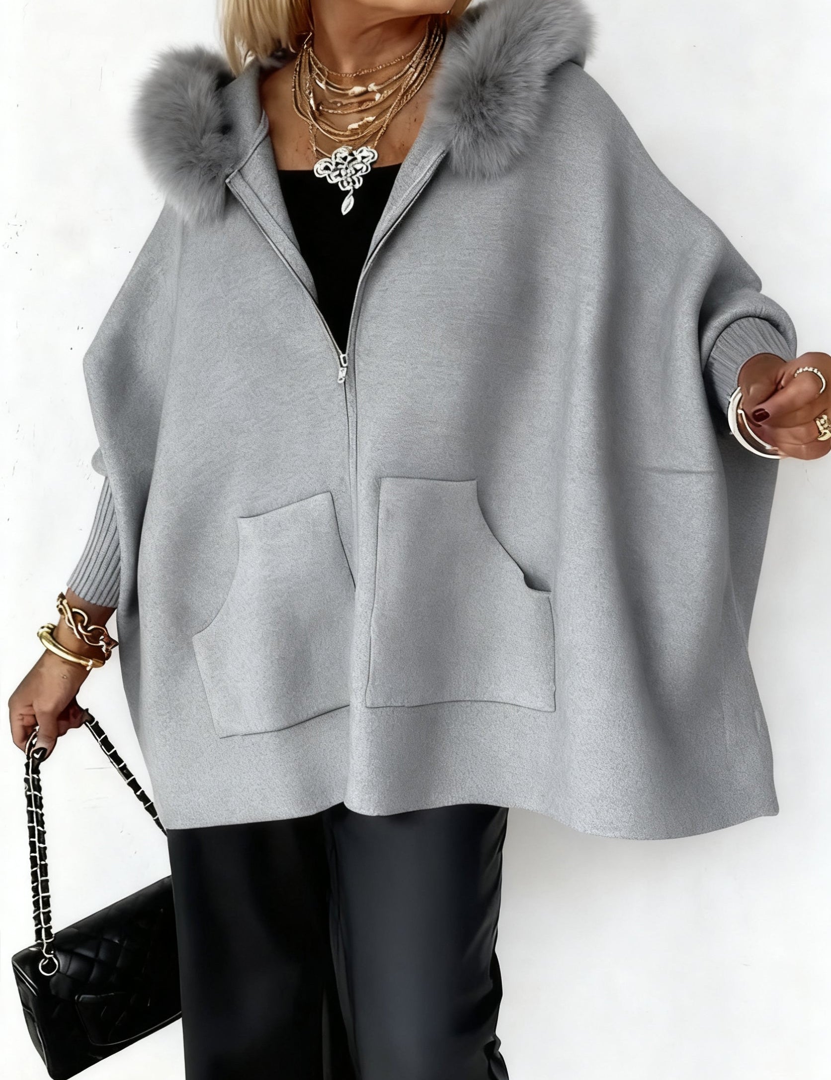 Fur Collar Casual Jacket