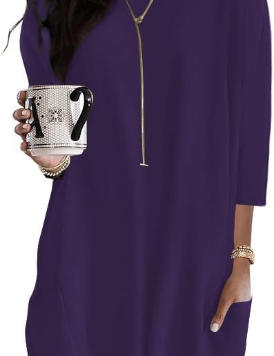 Oversized Round Neck Dress