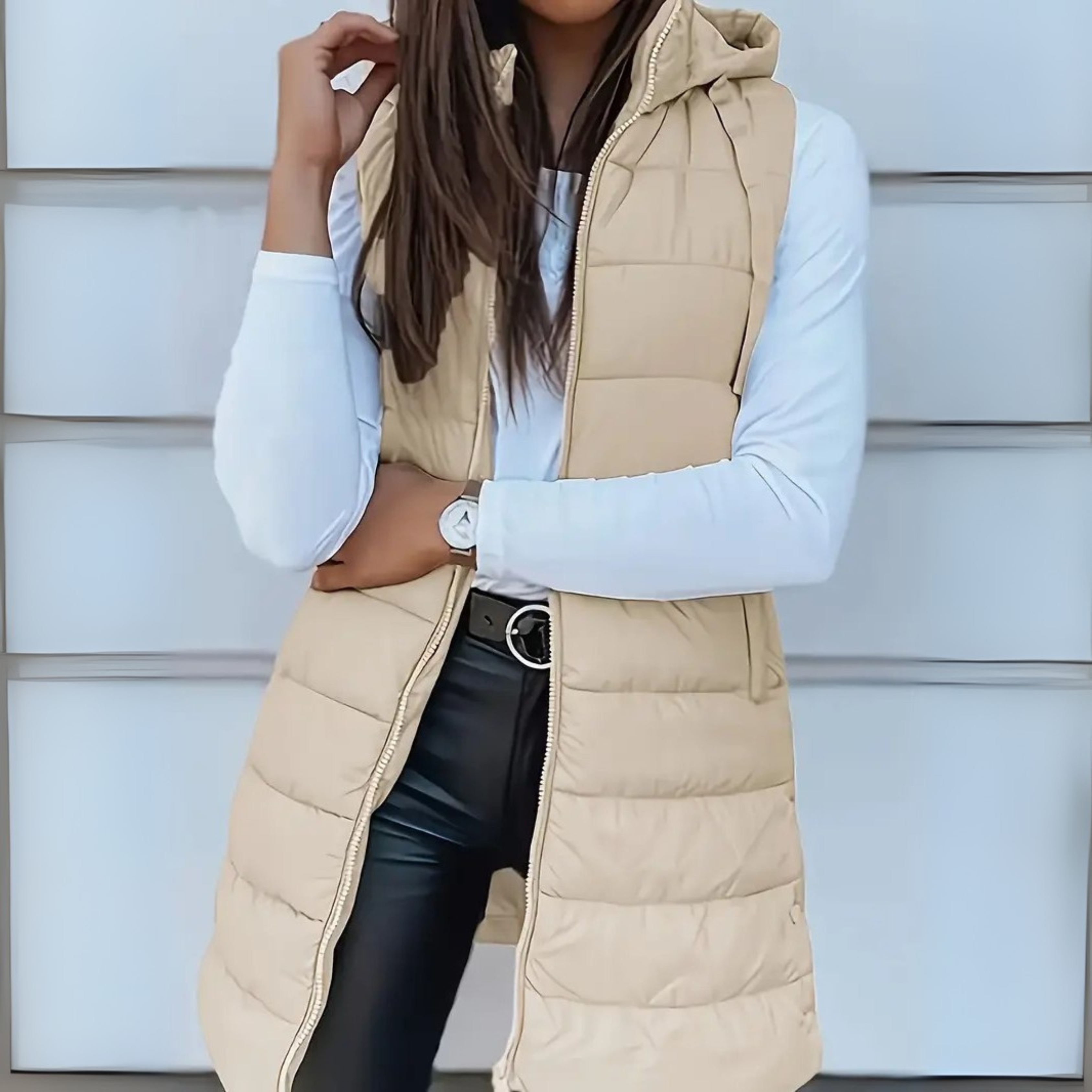 Casual Sleeveless Hooded Vest
