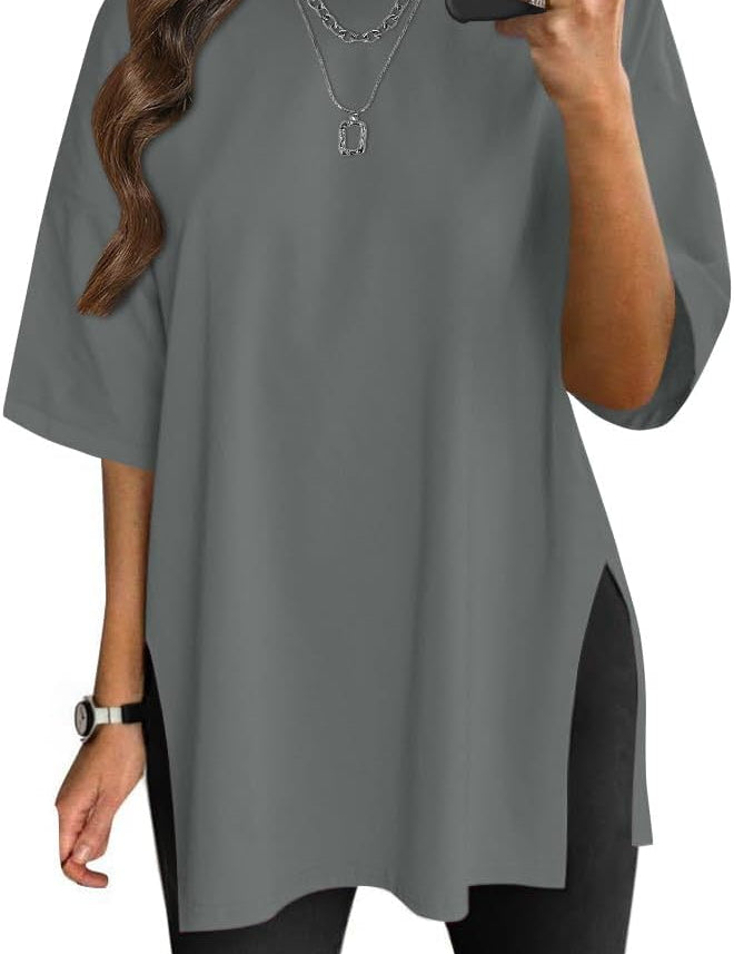 Oversized Round Neck Shirt