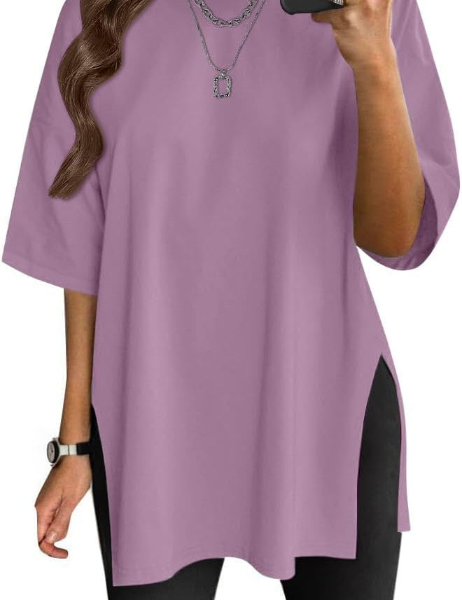 Oversized Round Neck Shirt
