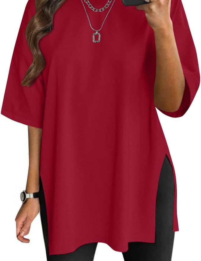 Oversized Round Neck Shirt