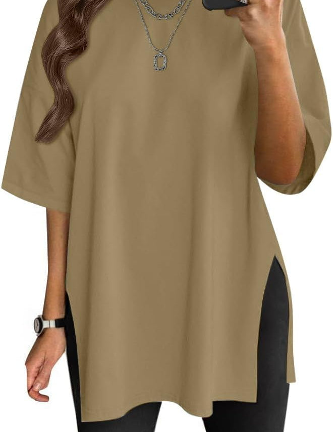 Oversized Round Neck Shirt