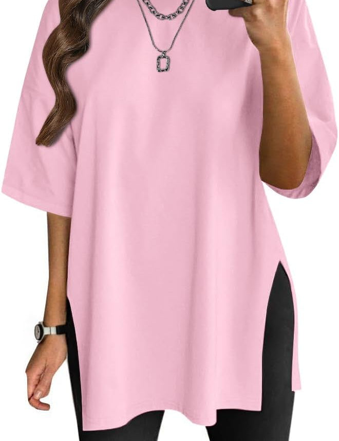 Oversized Round Neck Shirt