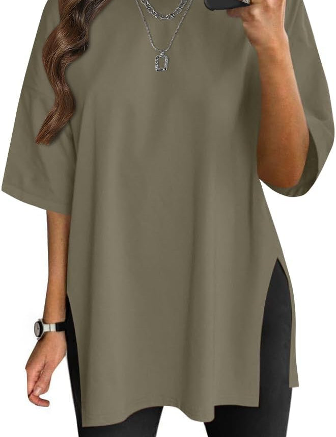 Oversized Round Neck Shirt