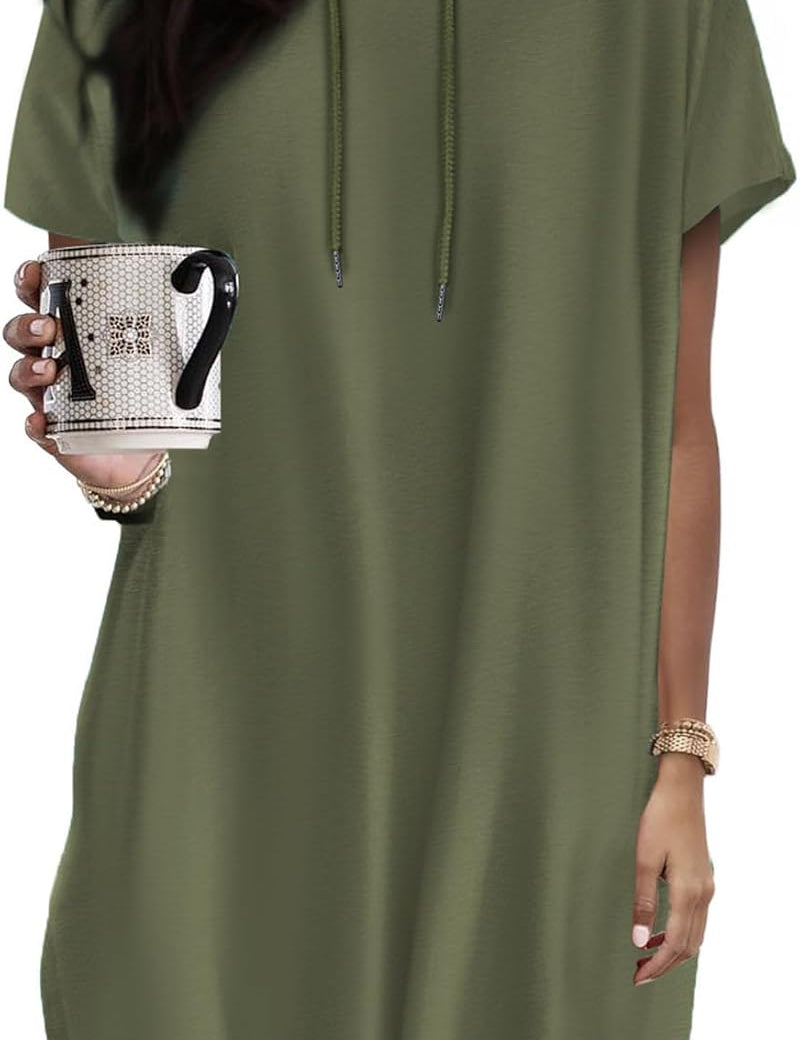 Classic Short Sleeve Shirt Dress