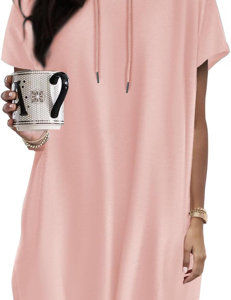 Classic Short Sleeve Shirt Dress