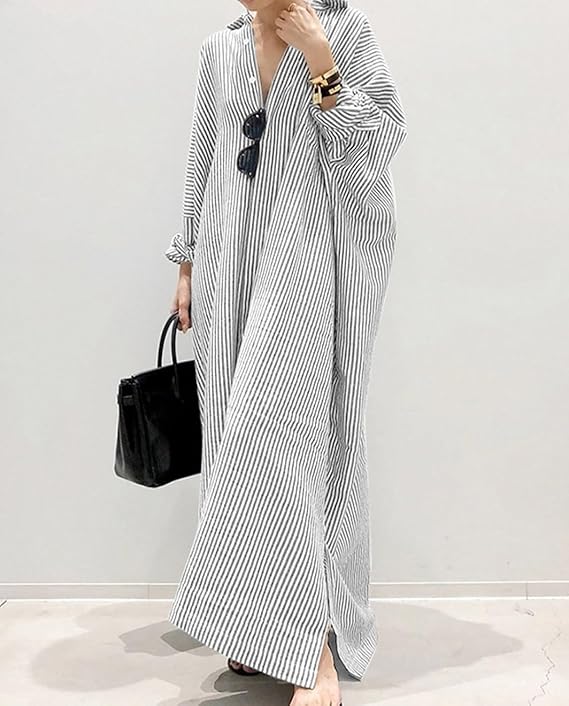 Casual Long Shirt Dress