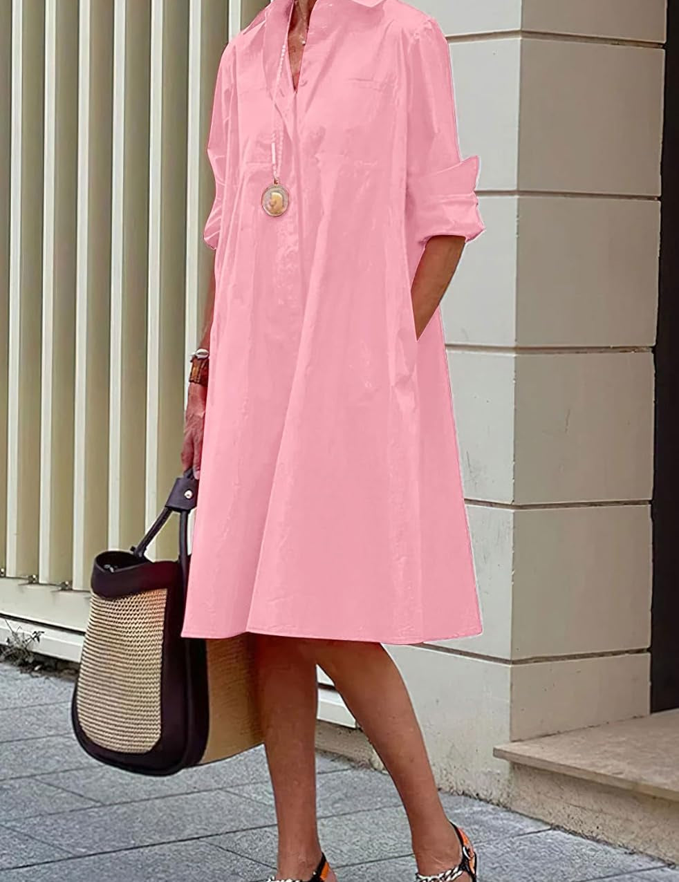 Button Down Shirt Dress