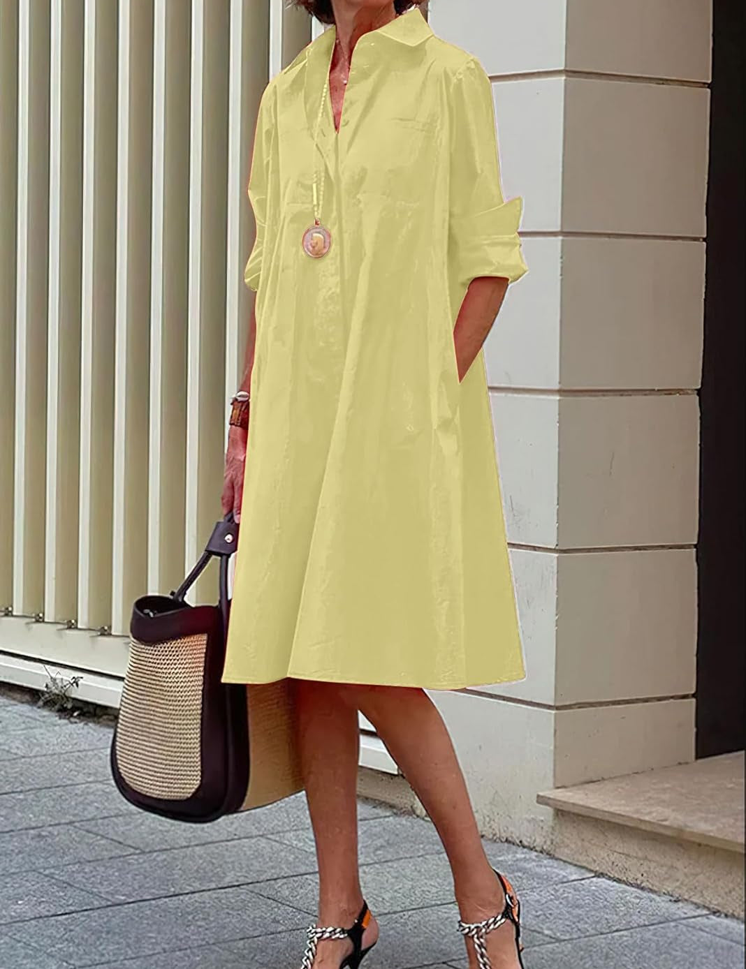 Button Down Shirt Dress