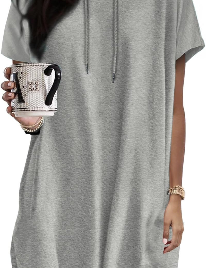 Classic Short Sleeve Shirt Dress