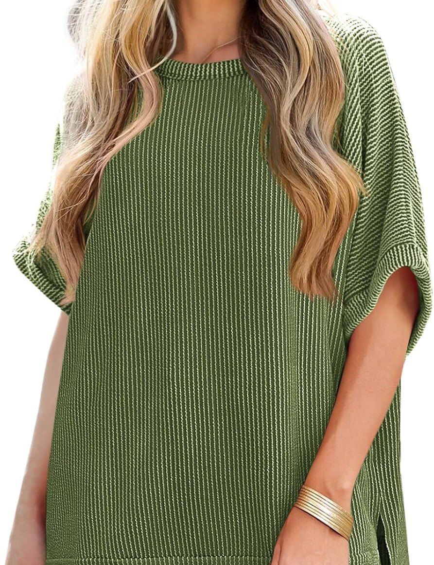 Casual Stripe Sleeve T-Shirt