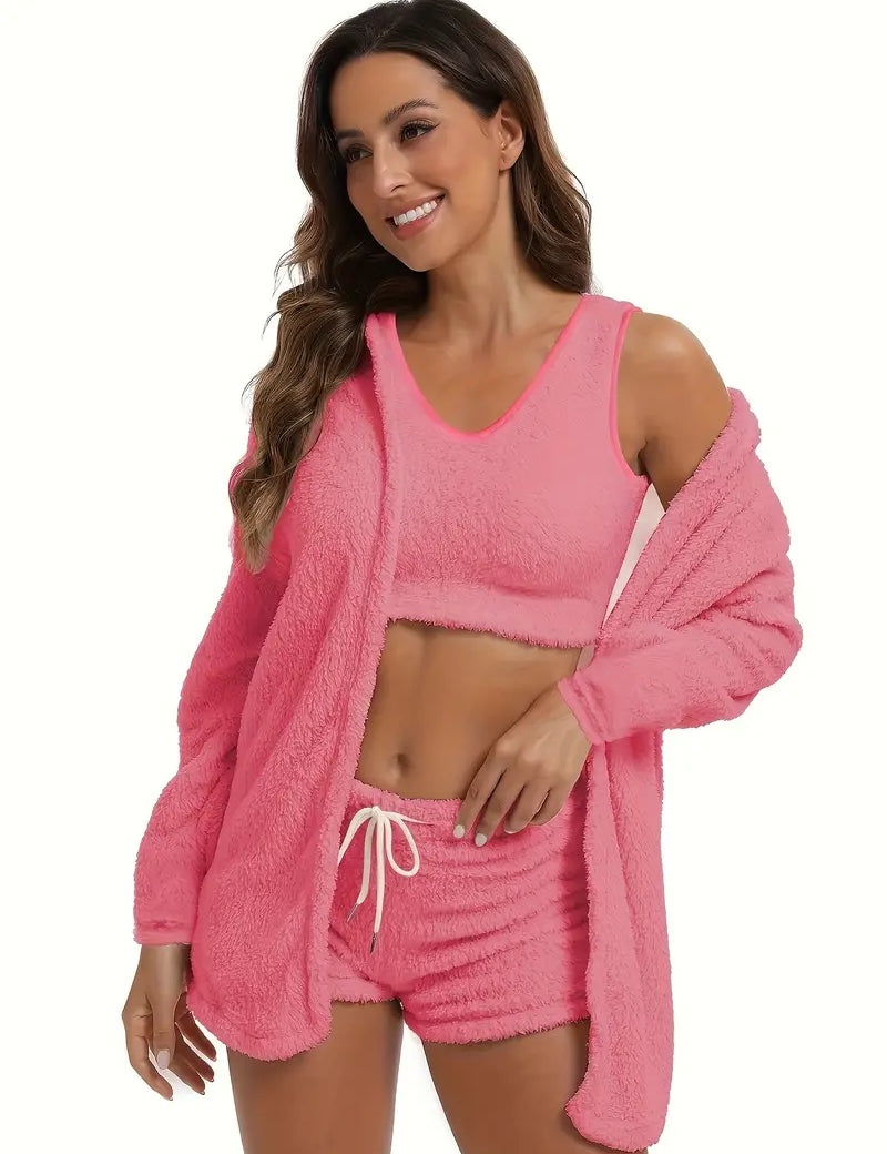 Fluffy Relaxed Fit Lounge Set