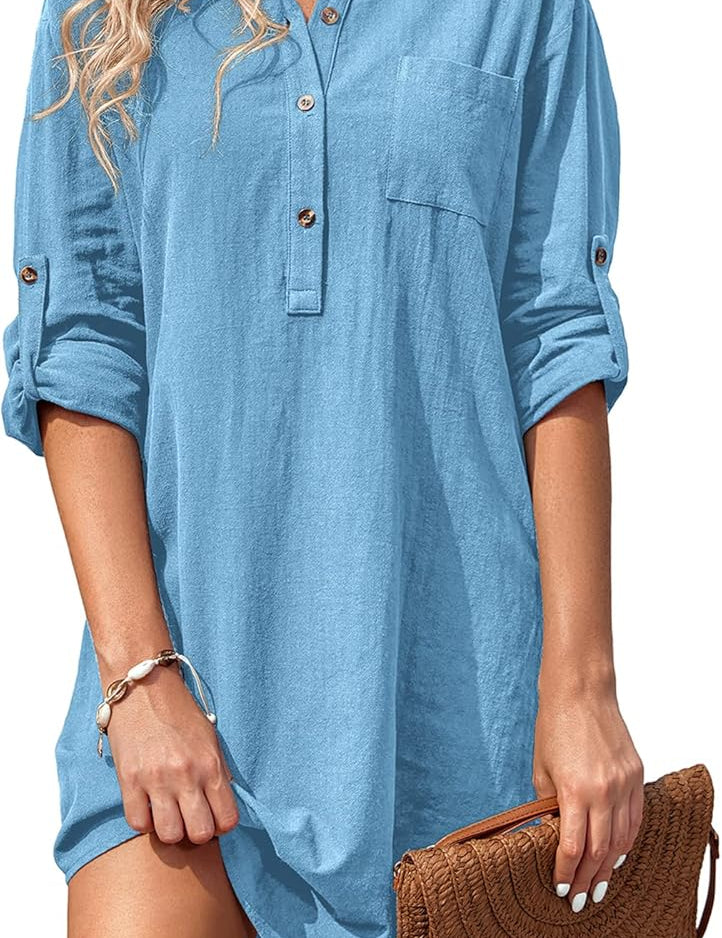 Button Down Shirt Dress