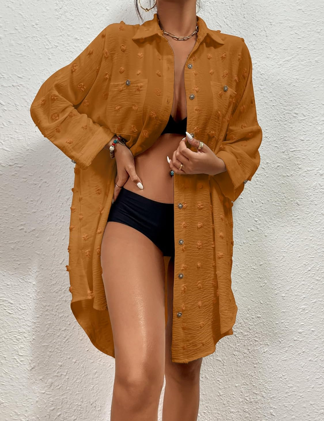 Swiss Dot Coverup Dress