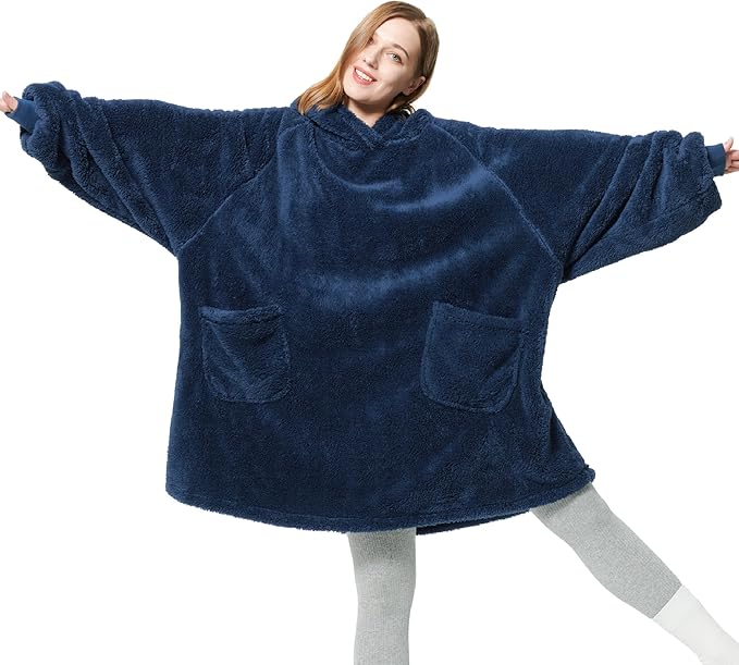 Oversized Sherpa Blanket Hoodie
