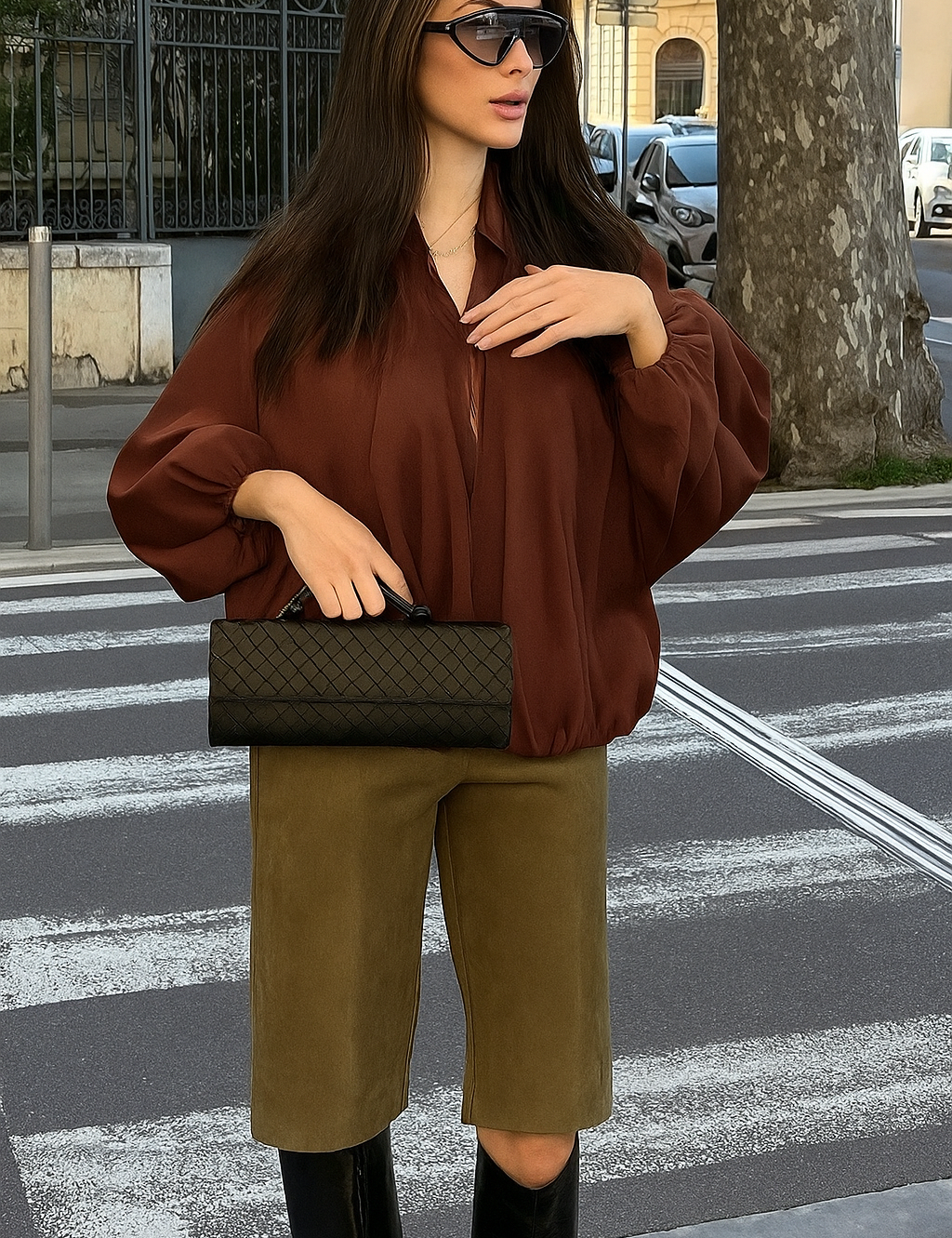 Casual Oversized Bomber Jacket