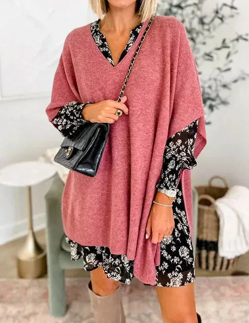 Oversized V Neck Sweater