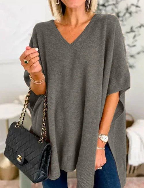 Oversized V Neck Sweater
