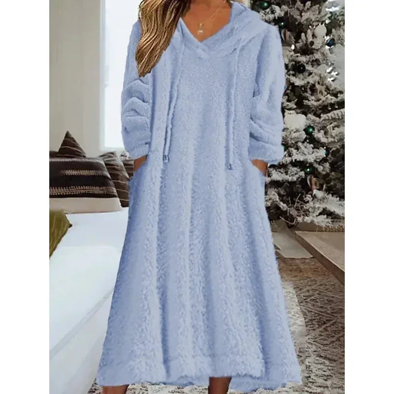 Casual Oversized Hoodie Dress