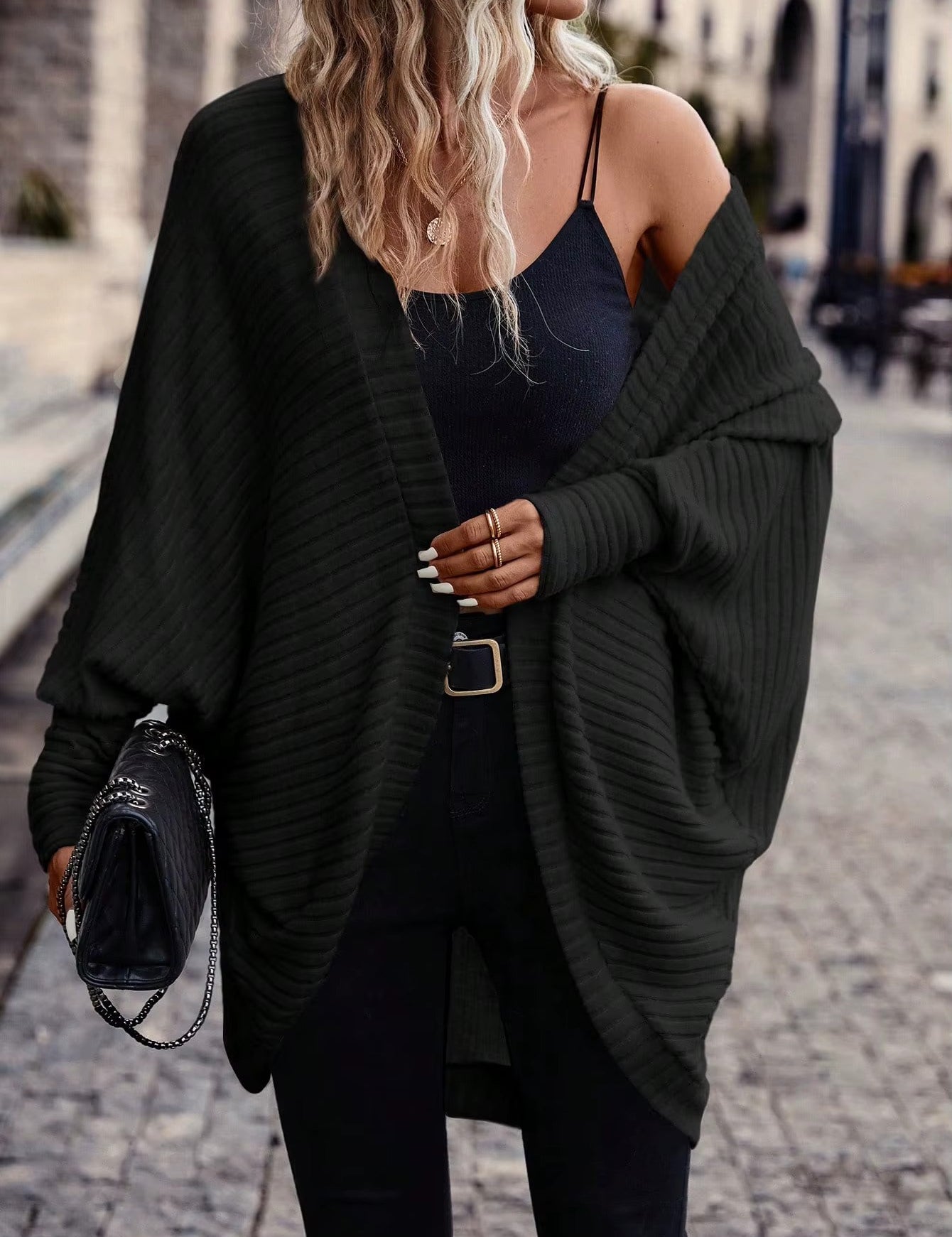 Batwing Sleeve Cardigan