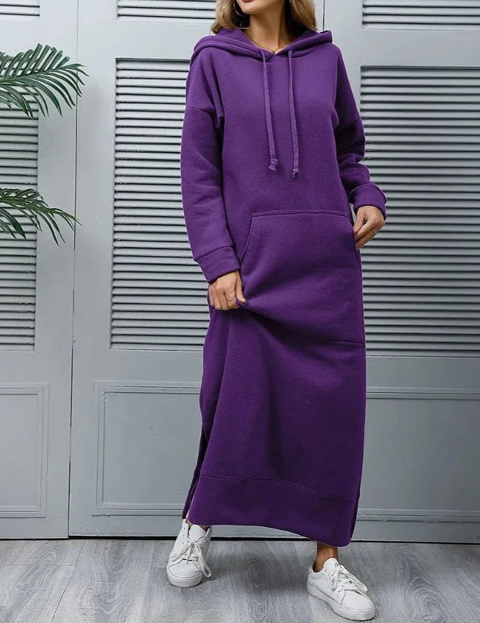 Oversized Extra Long Hoodie Dress