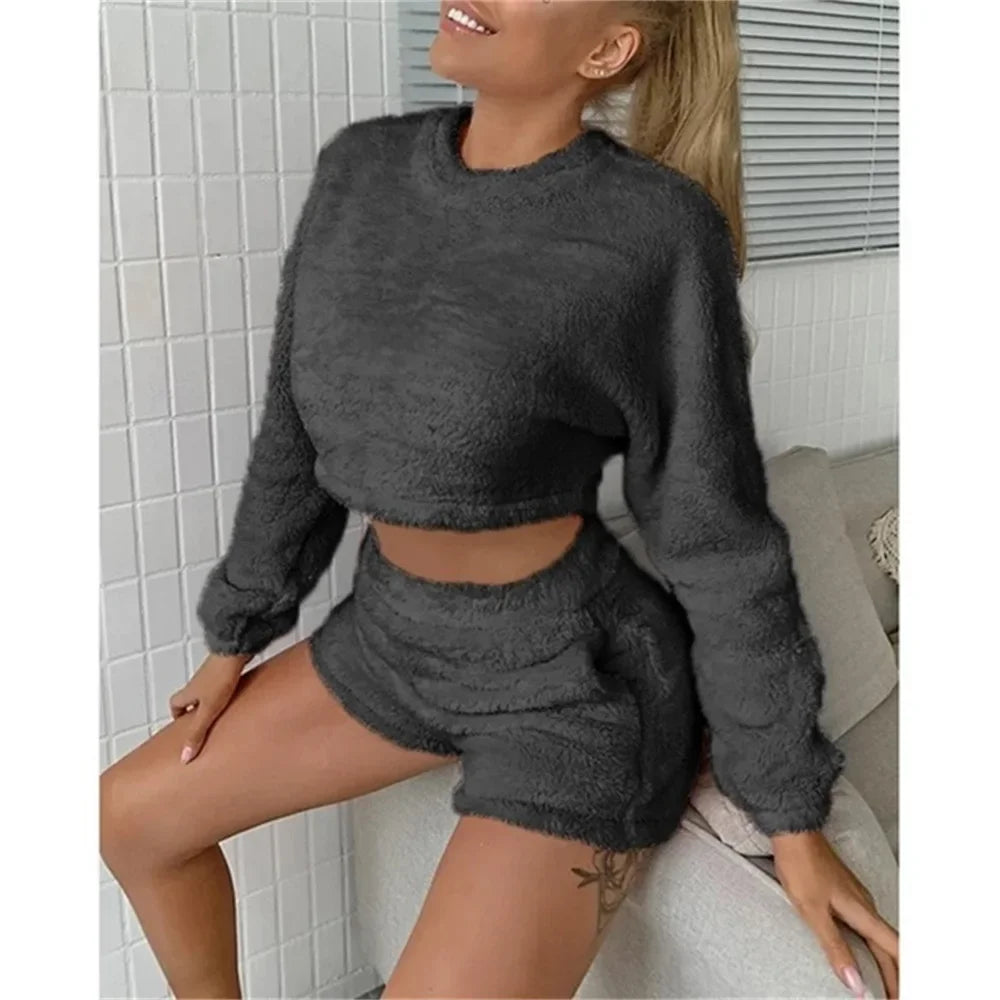Casual Plush Lounge Set