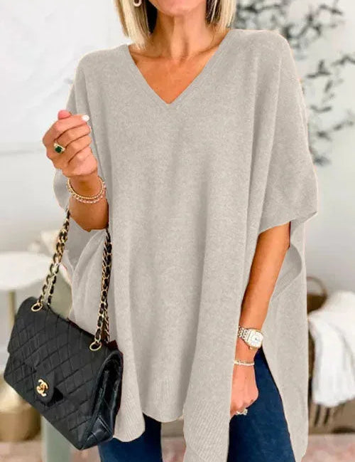 Oversized V Neck Sweater