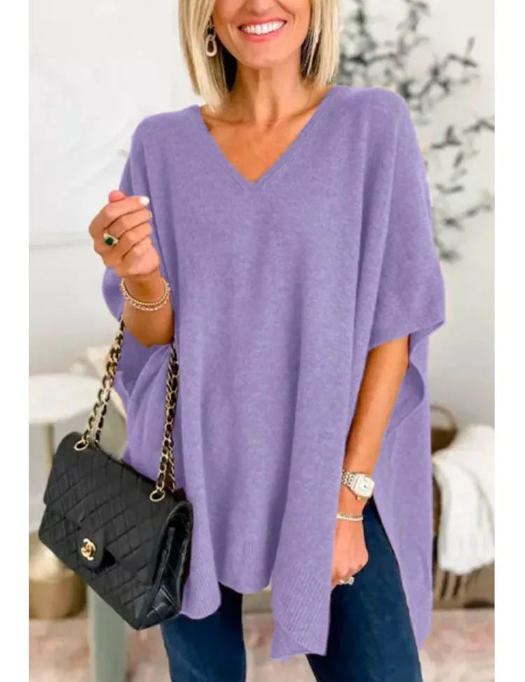 Oversized V Neck Sweater