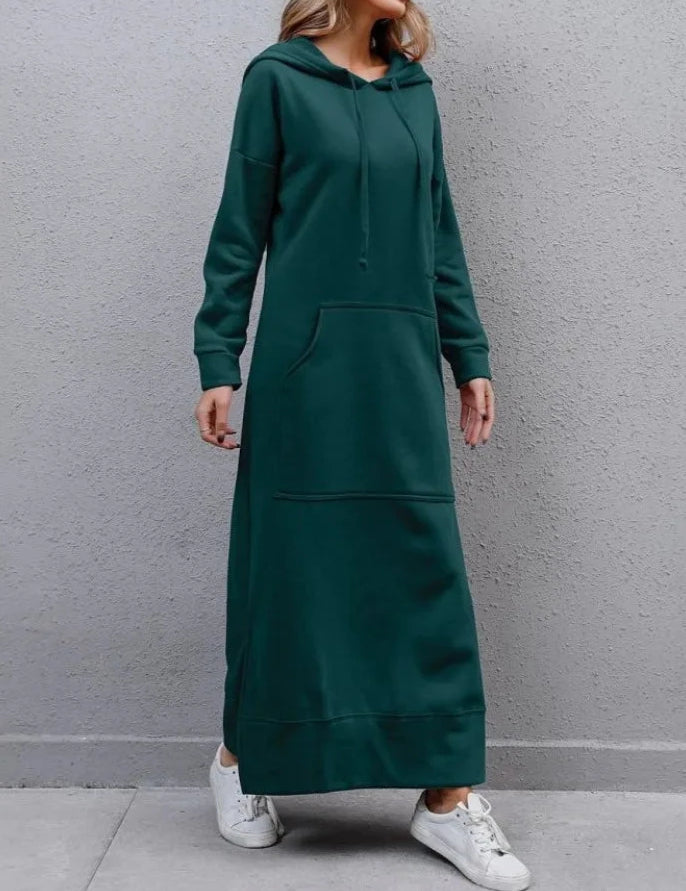 Oversized Extra Long Hoodie Dress