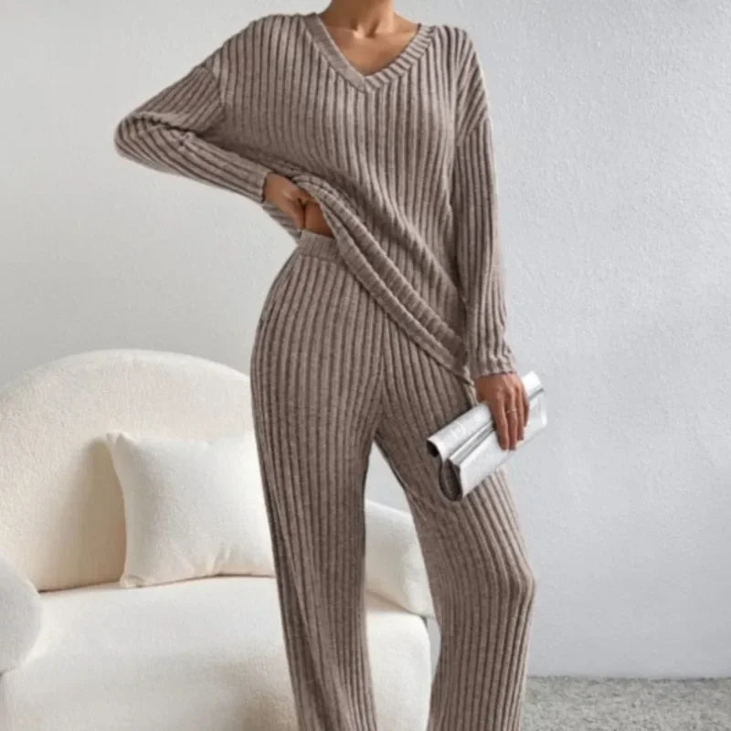 Knitted Two-Piece Lounge Set