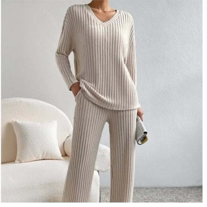 Knitted Two-Piece Lounge Set