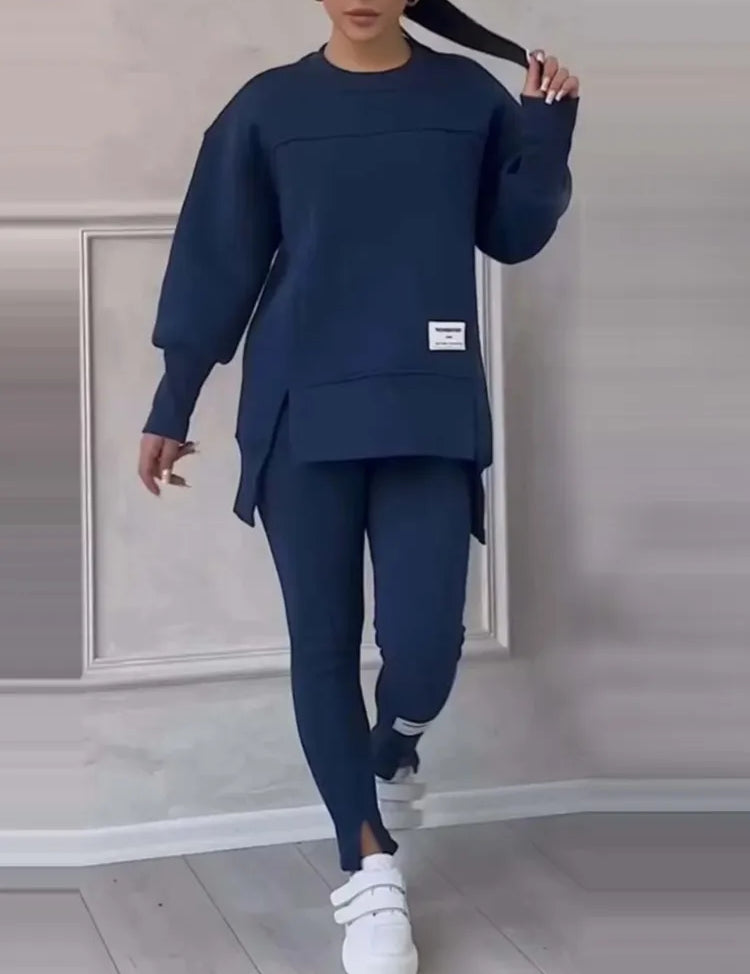 Round Neck Lounge Set