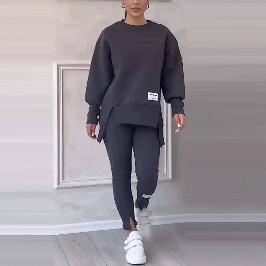 Round Neck Lounge Set