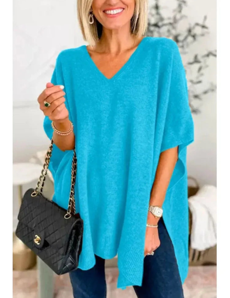 Oversized V Neck Sweater