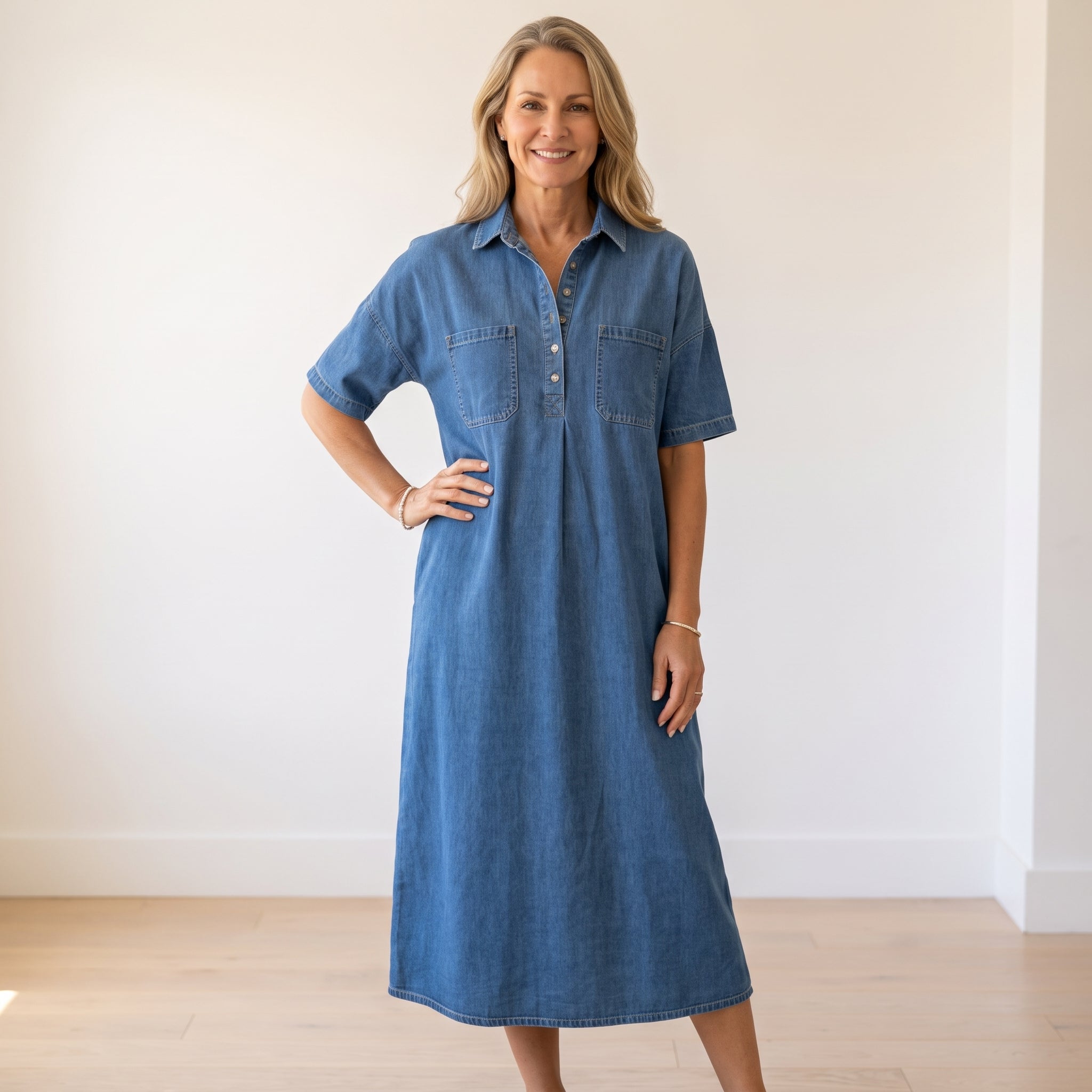 Relaxed fit side view