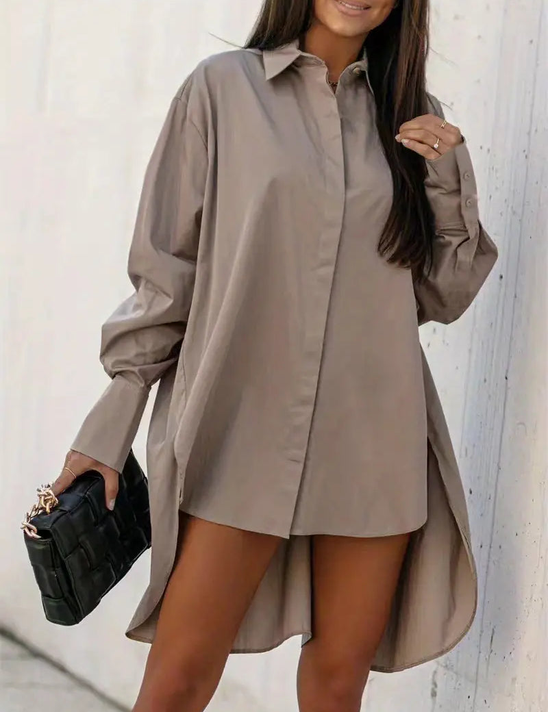 Button-Up Casual Blouse