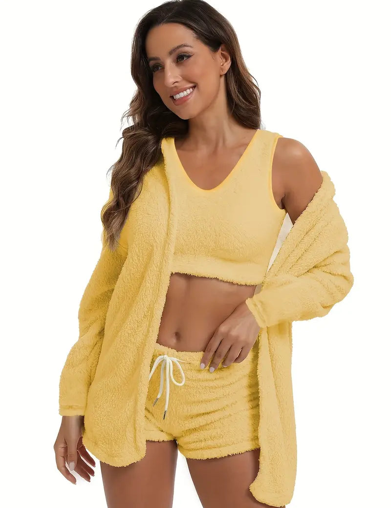 Fluffy Relaxed Fit Lounge Set