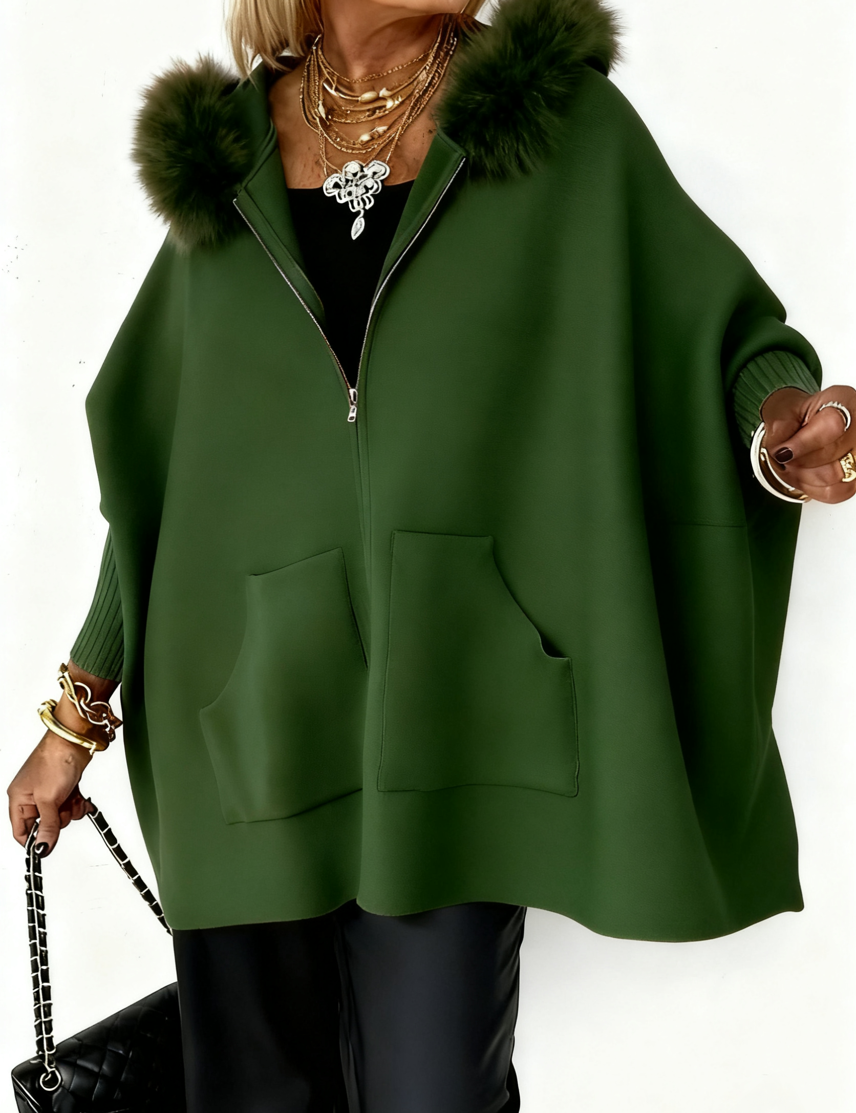 Fur Collar Casual Jacket