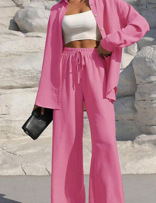 Casual Ribbed Lounge Set