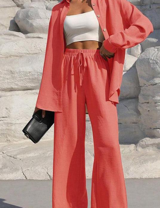 Casual Ribbed Lounge Set