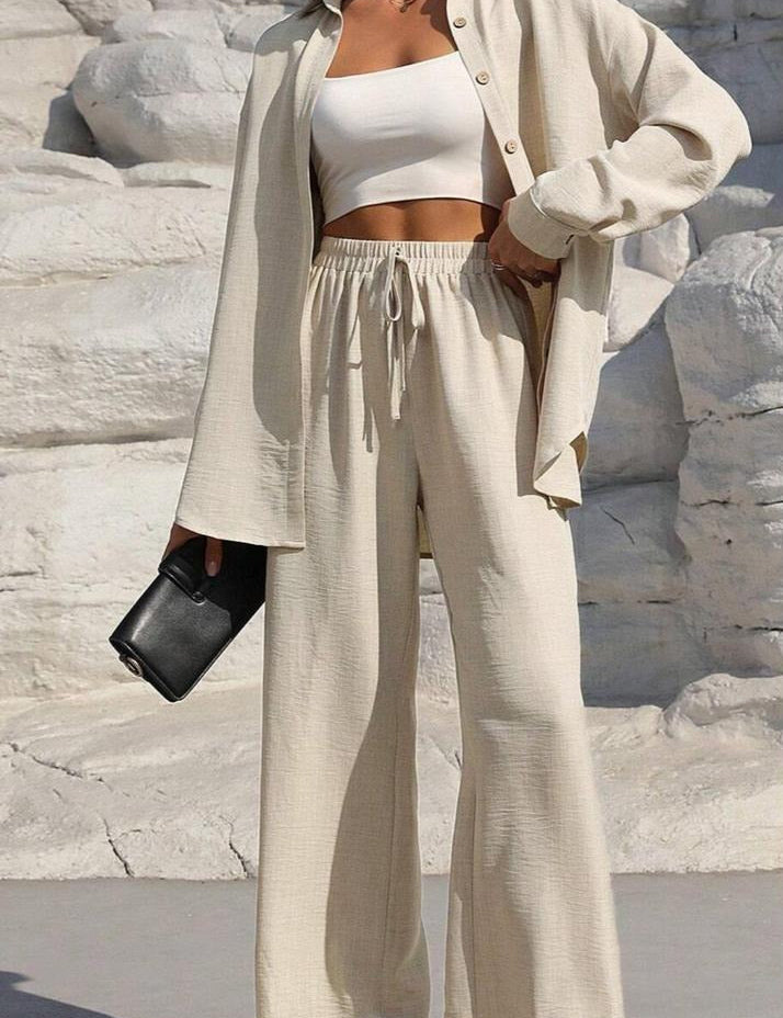 Casual Ribbed Lounge Set