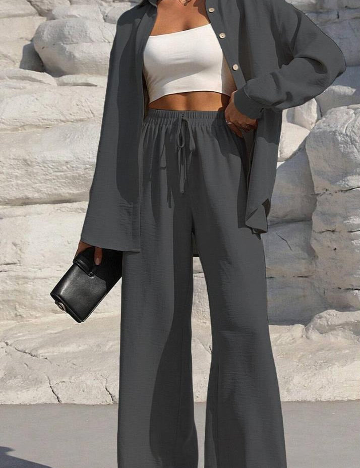 Casual Ribbed Lounge Set