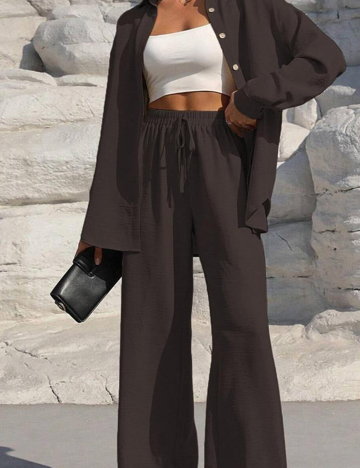 Casual Ribbed Lounge Set