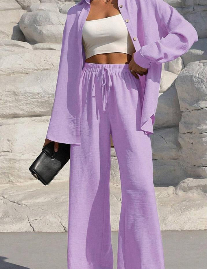 Casual Ribbed Lounge Set