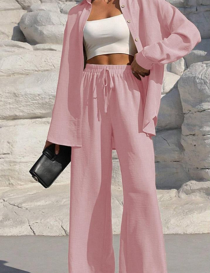 Casual Ribbed Lounge Set